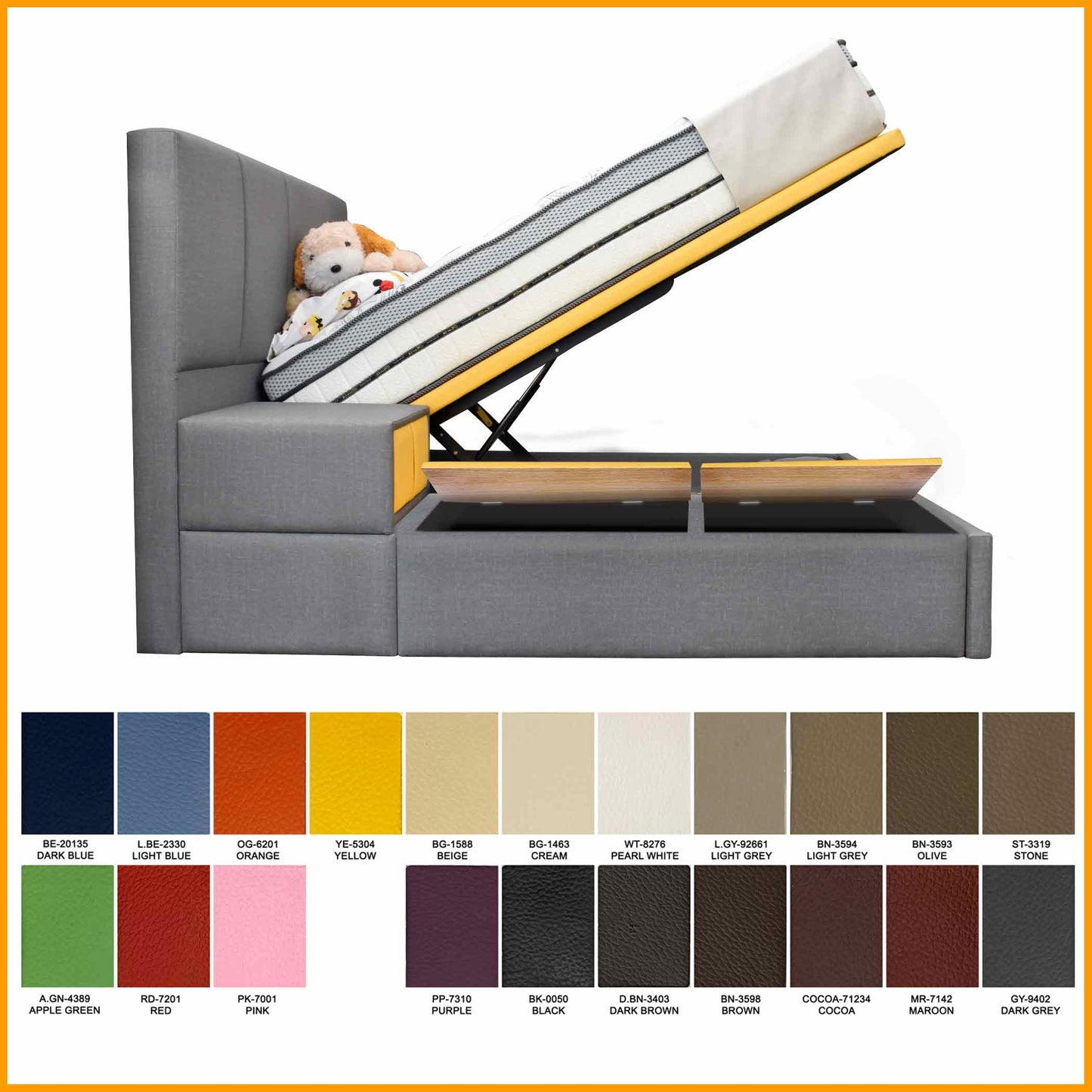 Storage Bed with Side Platform #1
