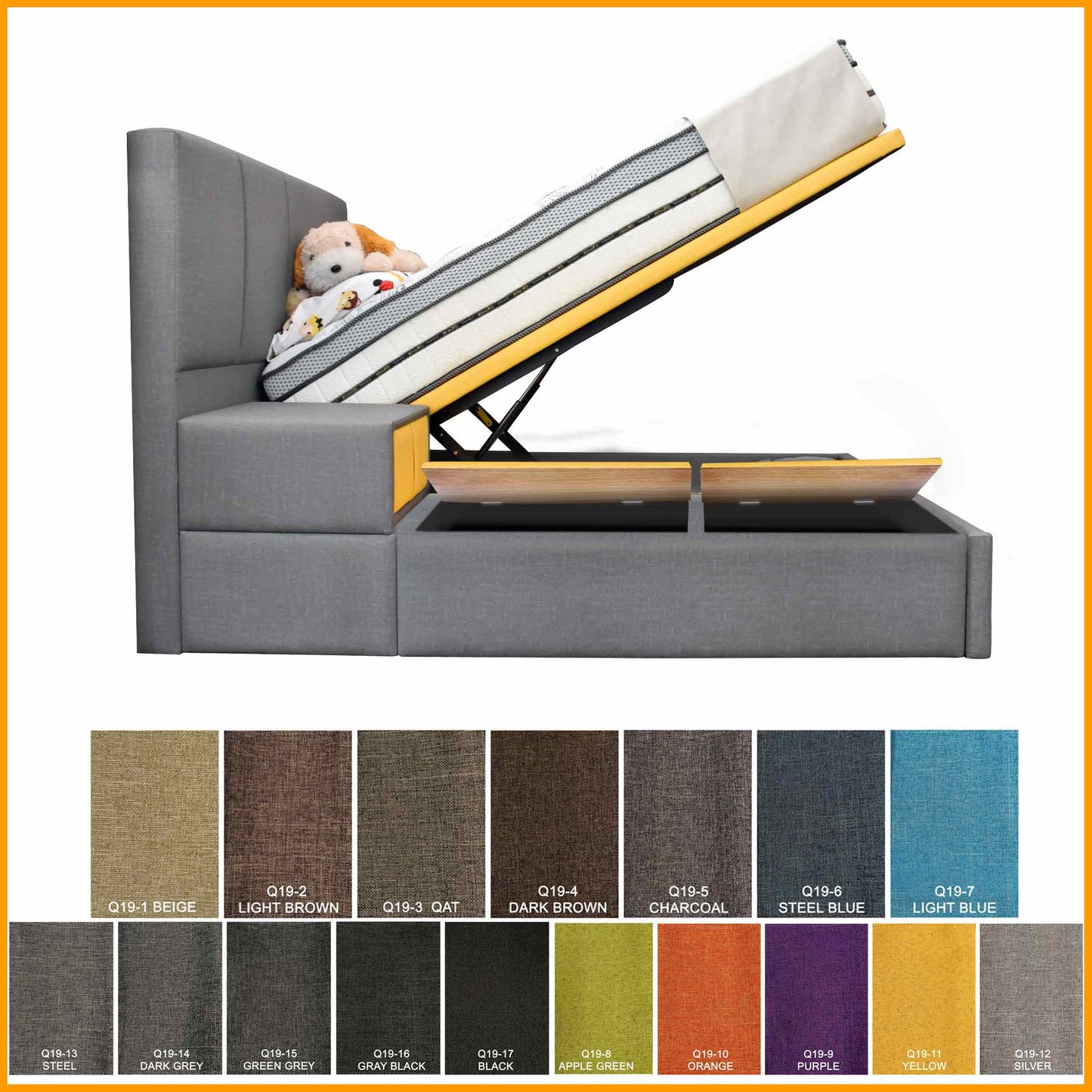Storage Bed with Side Platform #1