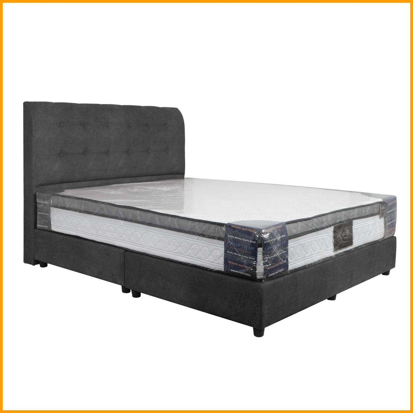 Divan Bedframe with Spring Mattress