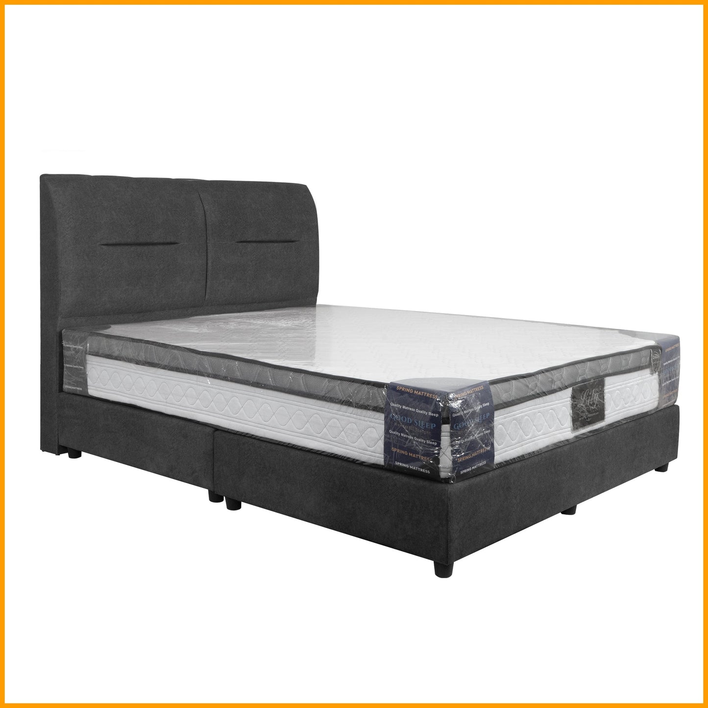 Divan Bedframe with Spring Mattress
