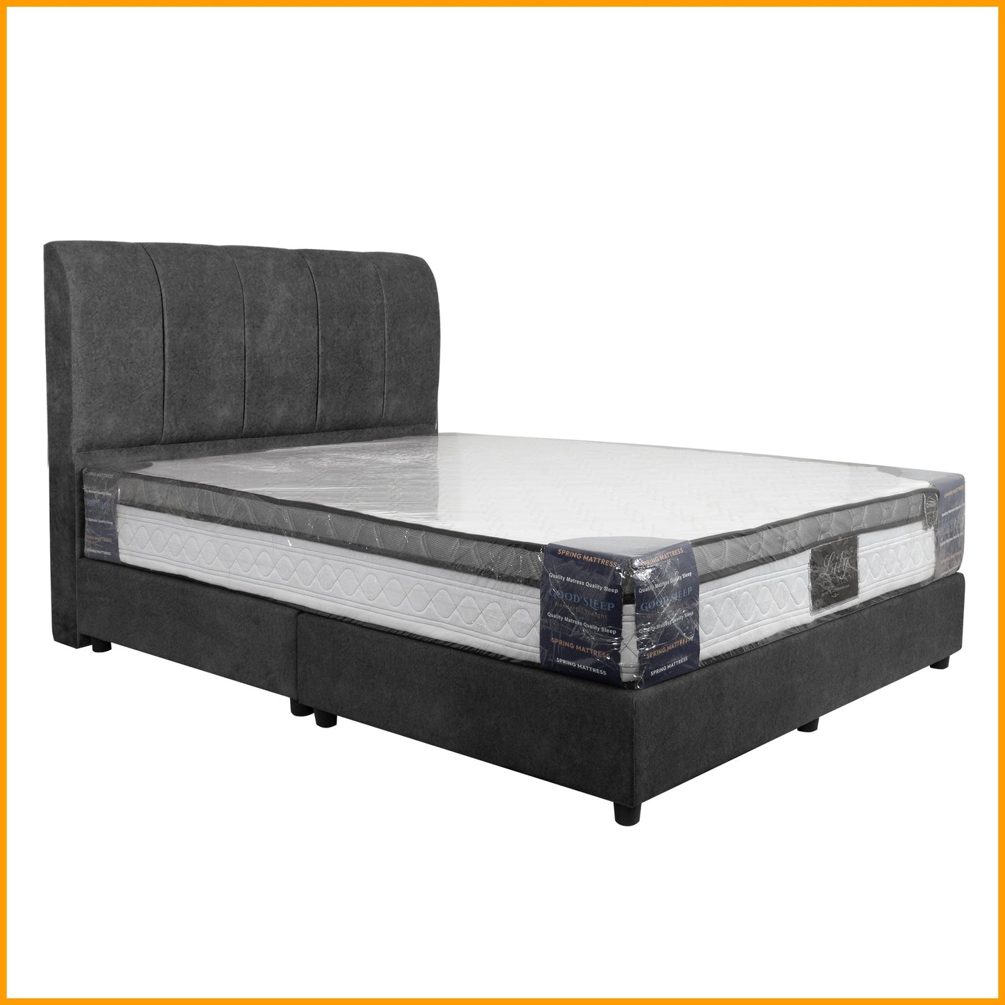 Divan Bedframe with Spring Mattress