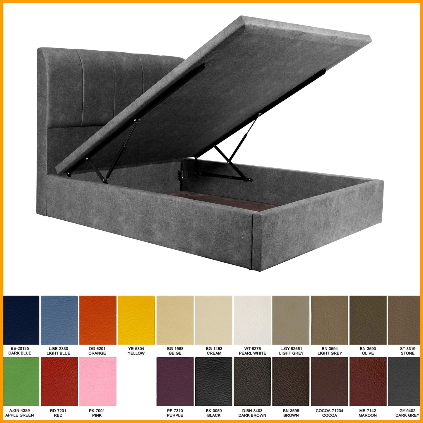 Storage Bed with Headboard | 33
