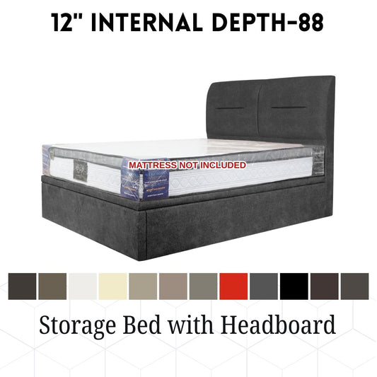Storage Bedframe with Headrest #88