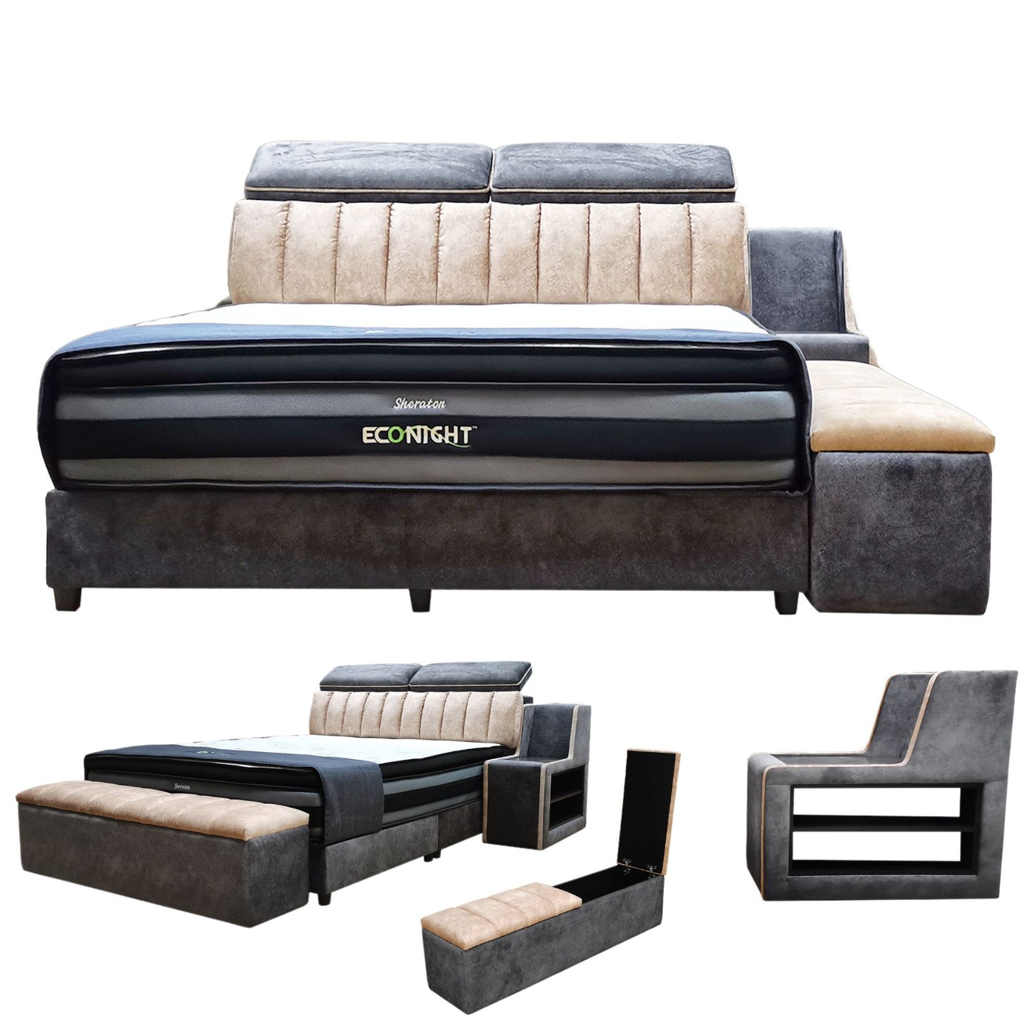 Divan Bedframe with side Drawer #3