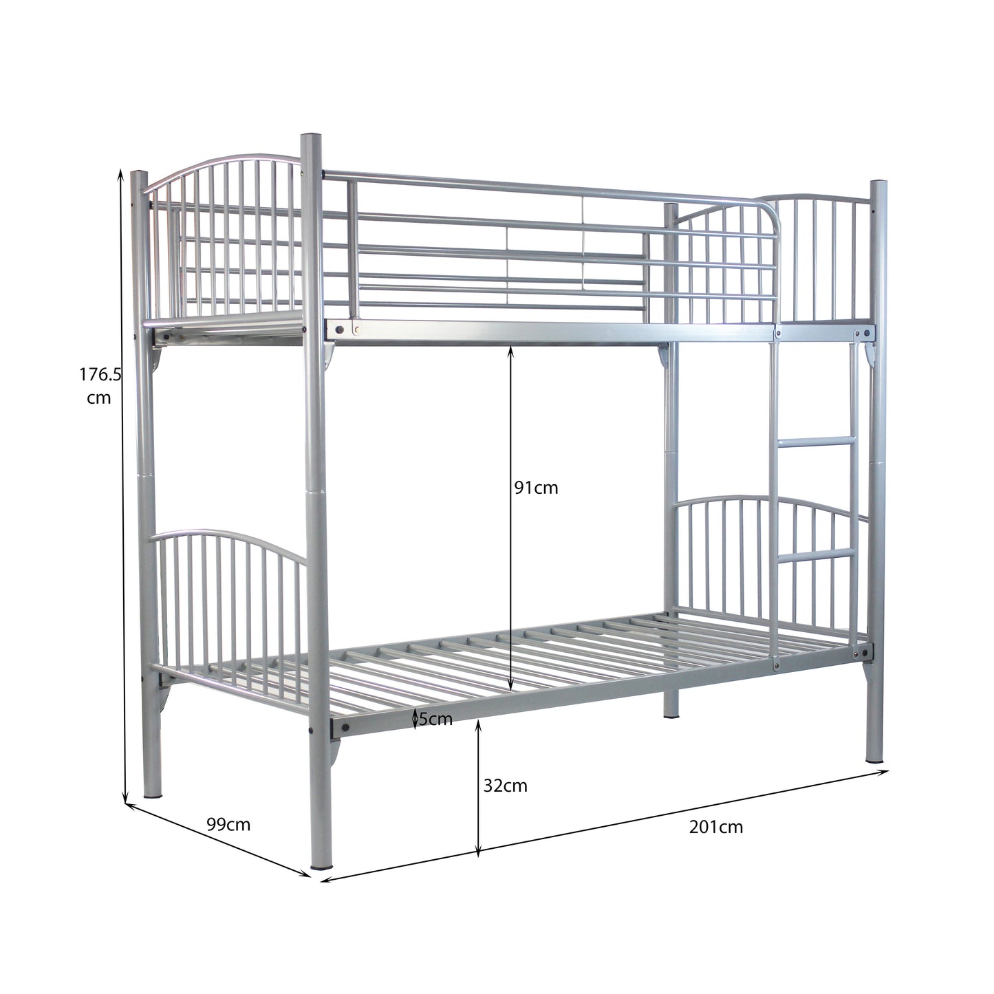 Metal Bunk Bed - ALICIA
