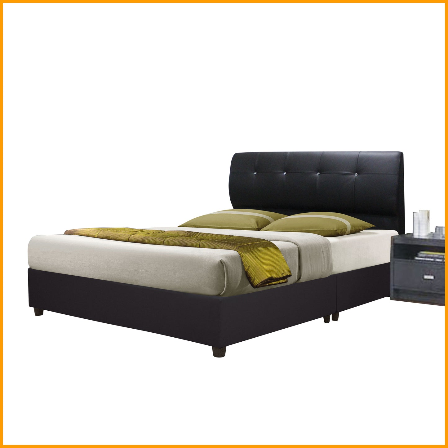 Divan Bedframe with Headboard l KHB06 l Cat A