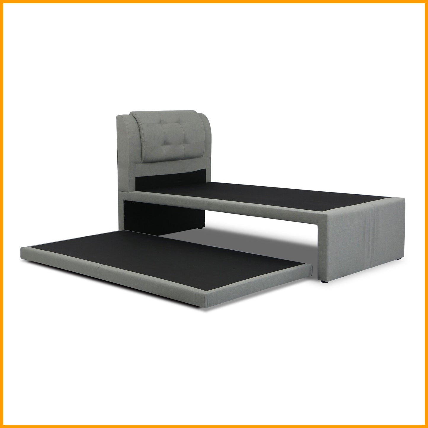 2 in 1 Pullout Bedframe with Lift Up