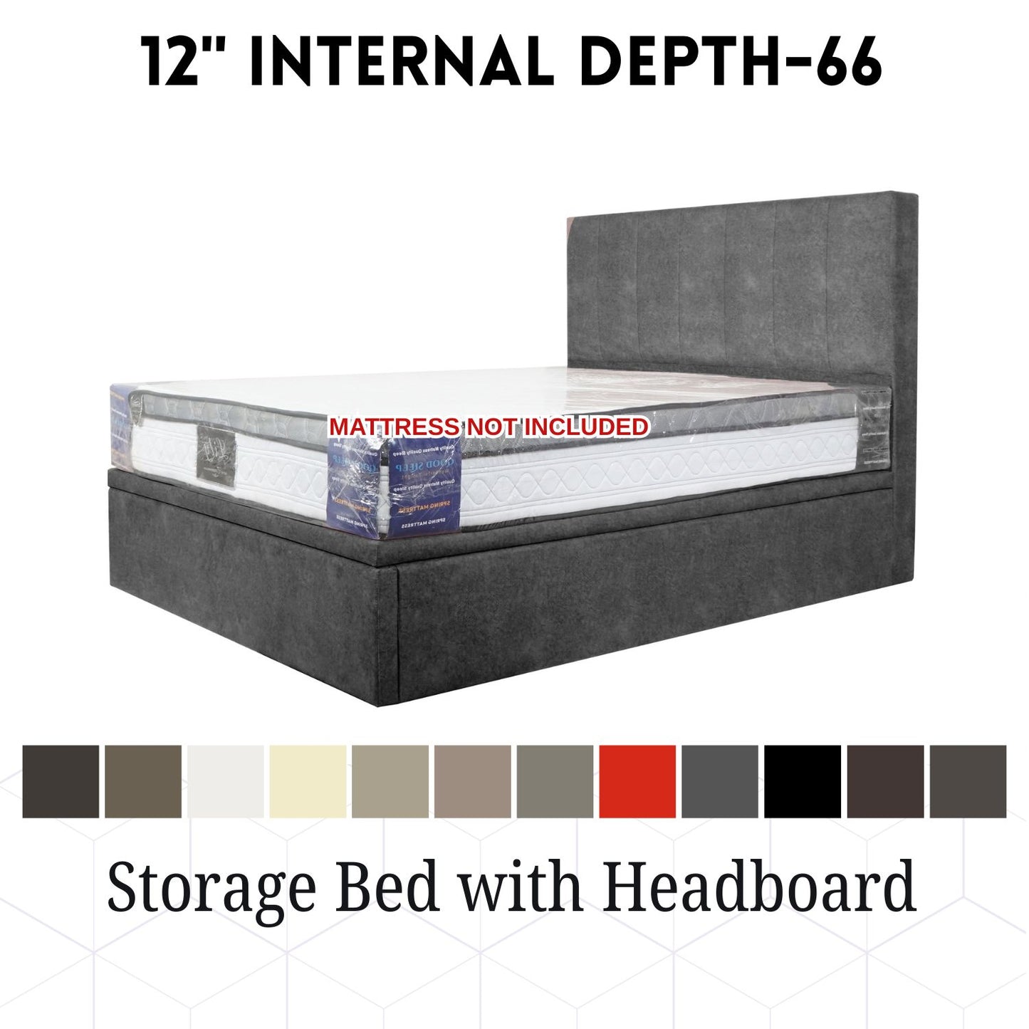Storage Bedframe with Headrest #66