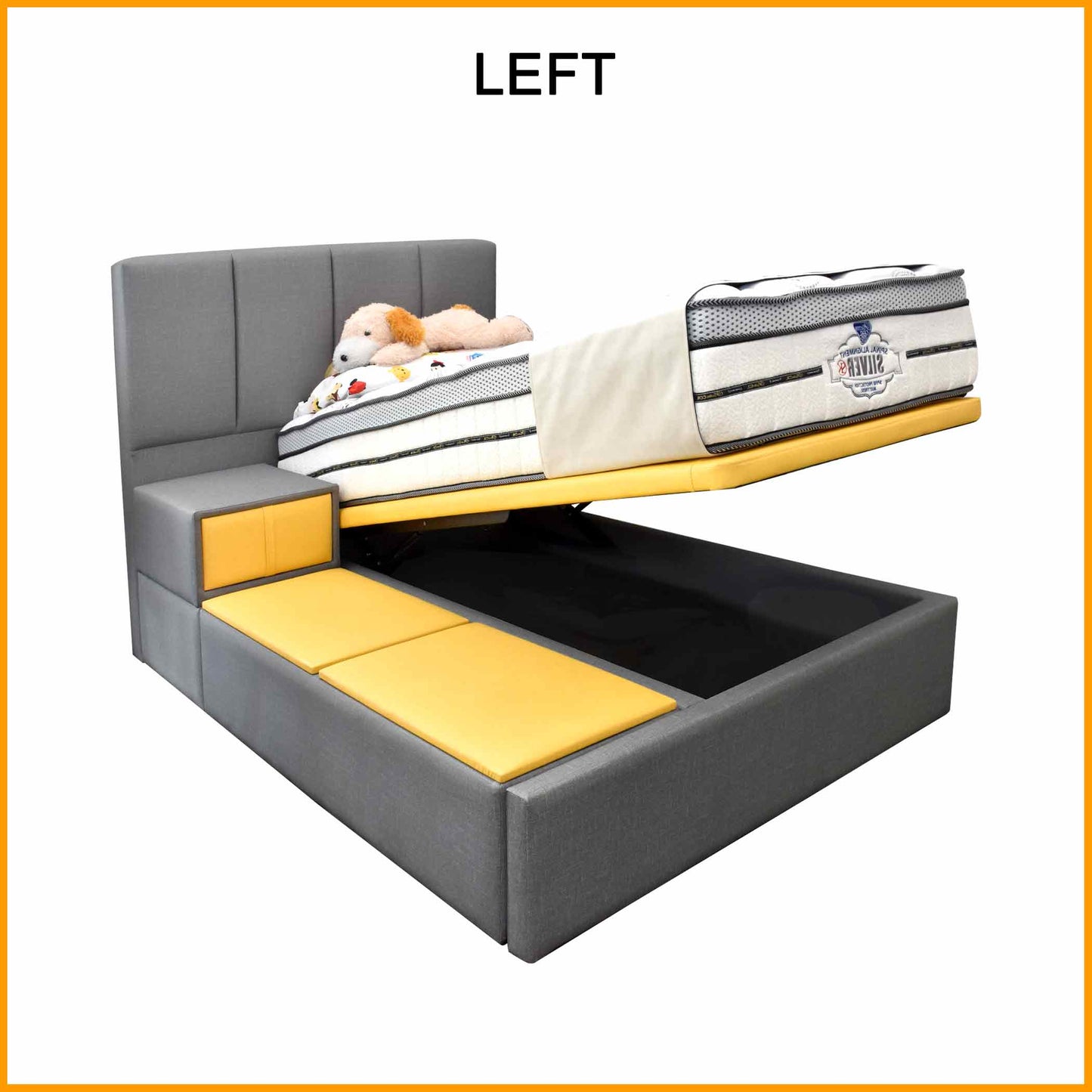 Storage Bed with Side Platform #1