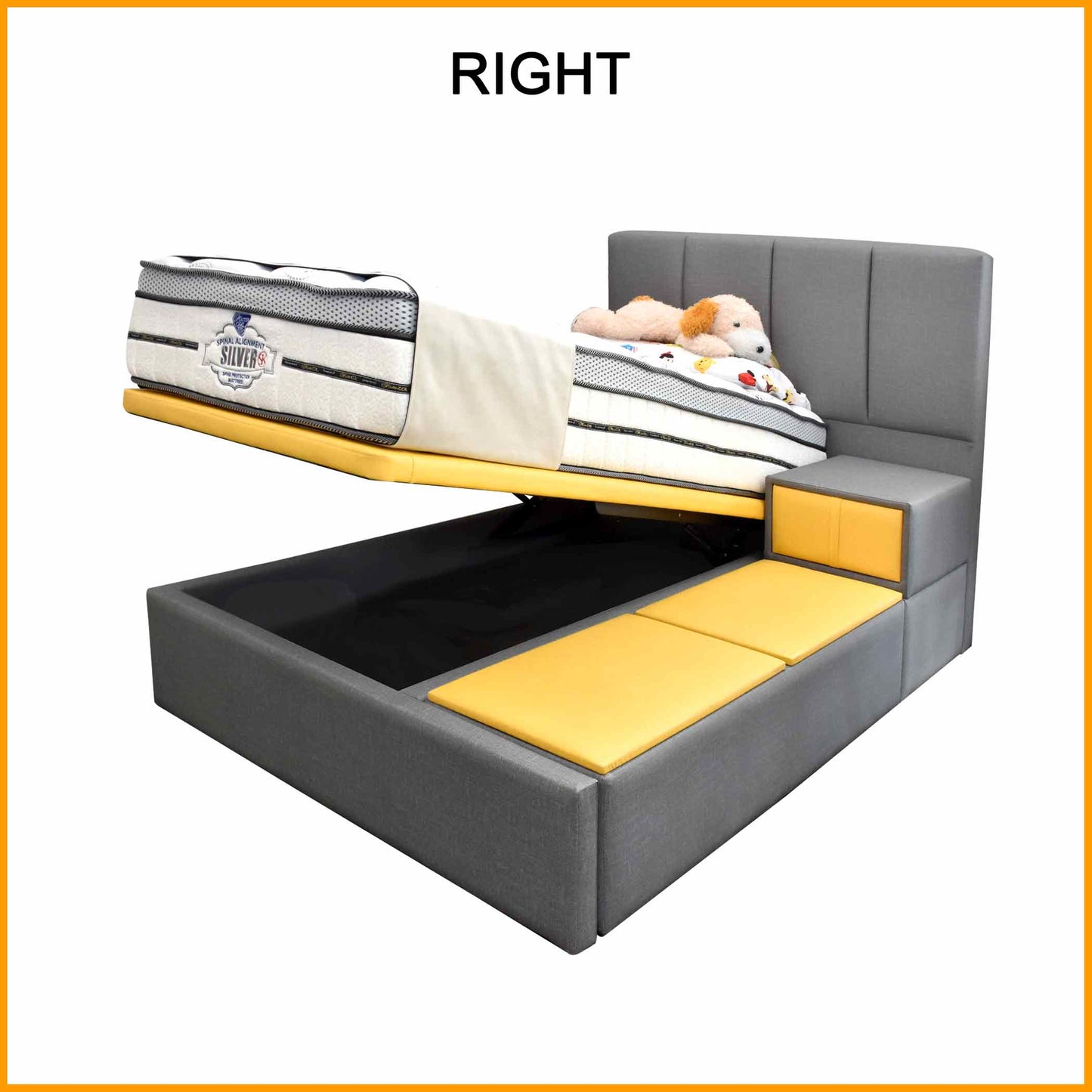 Storage Bed with Side Platform #1