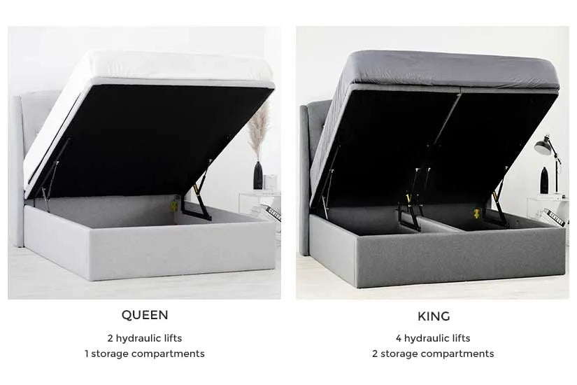 Storage Bedframe with Headboard #365