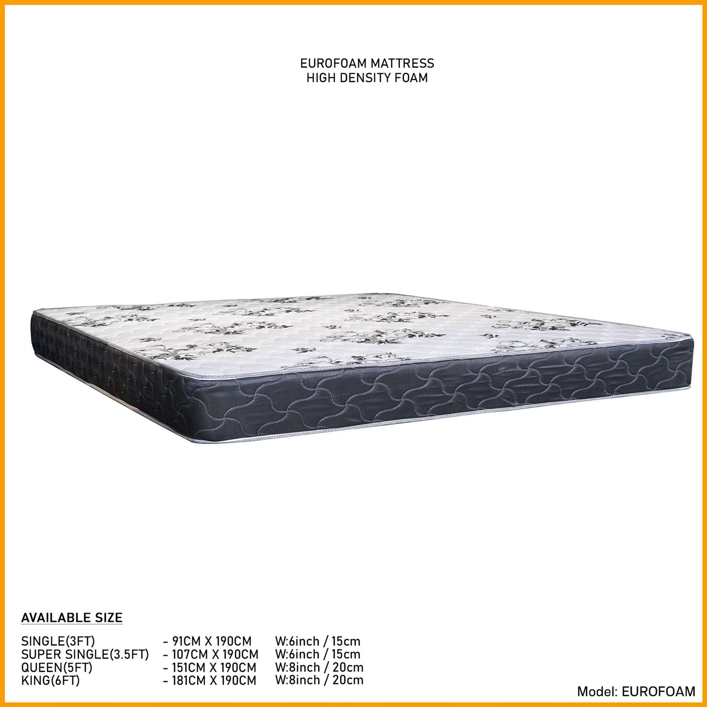 Divan Bed With Mattress l KHJ03