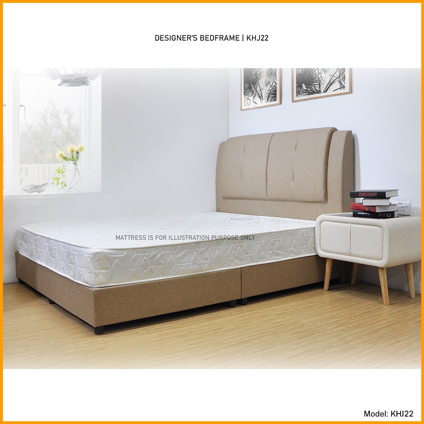 Divan Bed With Foam Mattress l KHJ22 l Cat B