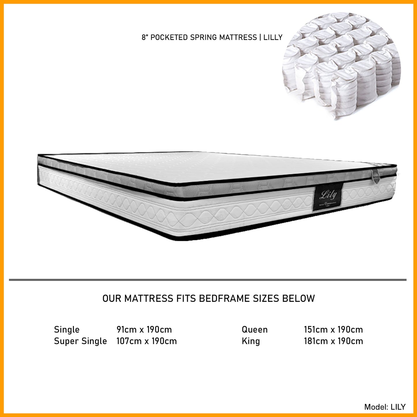 Spring Mattress l LILY