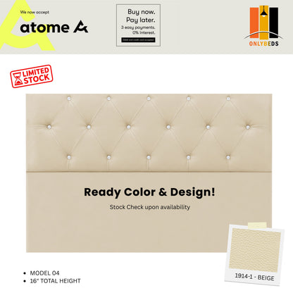 READY STOCK-Storage Bed Single [FREE INSTALLATION & DELIVERY]1914-1-BEIGE