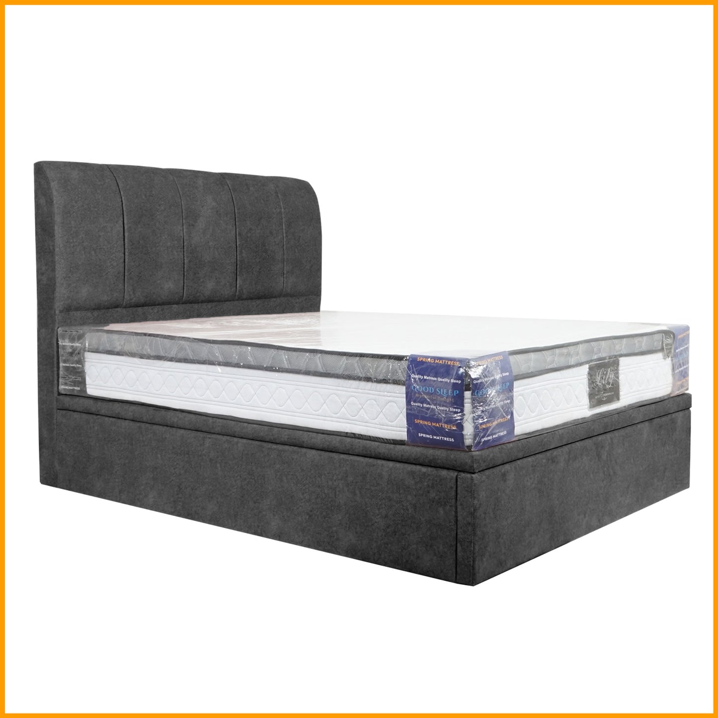 Storage Bed with Headboard | 33