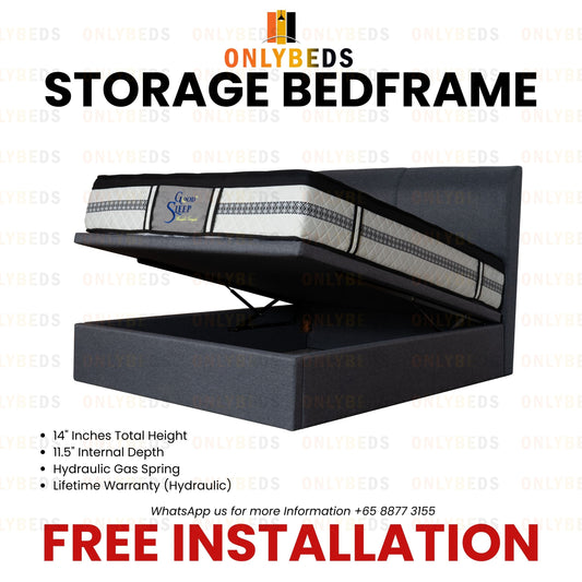 Storage Bedframe with Headboard #365