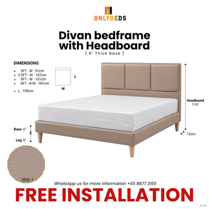 Divan Bedframe with Headboard | 08