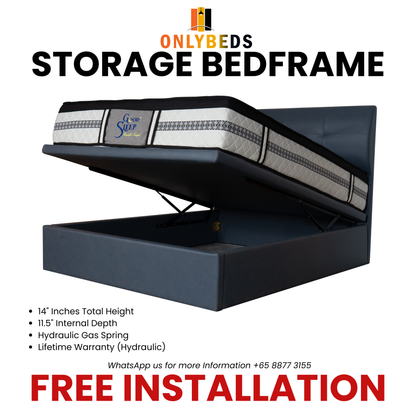 Storage Bed with Headboard | 109