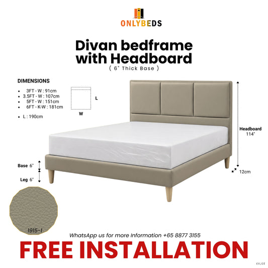 Divan Bedframe with Headboard | 08