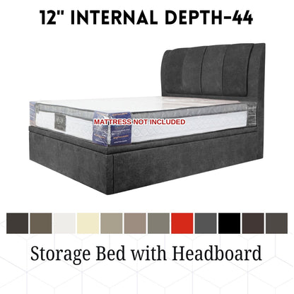 Storage Bedframe with Headrest #44