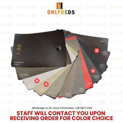 Storage Bedframe with Headboard-16" PVC/PU Leather| 12