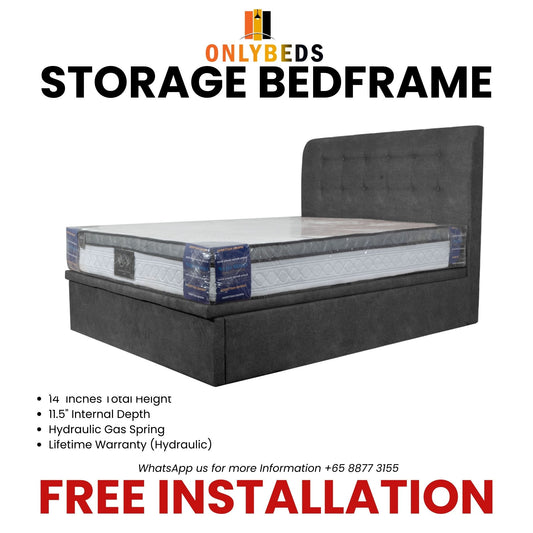 Storage Bedframe with Headboard #77