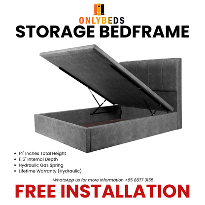 Storage Bedframe with Headrest #99