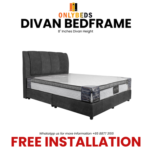 Divan Bedframe with Spring Mattress