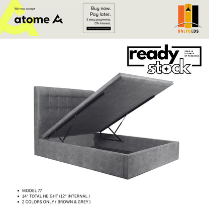 READY STOCK-Storage Bed [FREE INSTALLATION & DELIVERY]