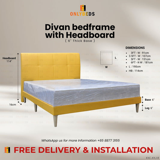 Divan Bedframe with Headboard | 18