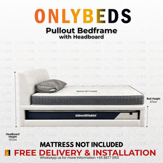 Pullout bed VELVET - [Single/Ssingle]