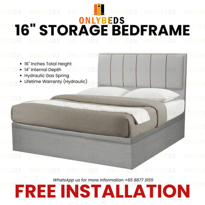 Storage Bedframe with Headboard | 12