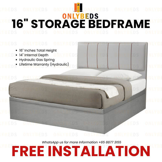 Storage Bedframe with Headboard | 12