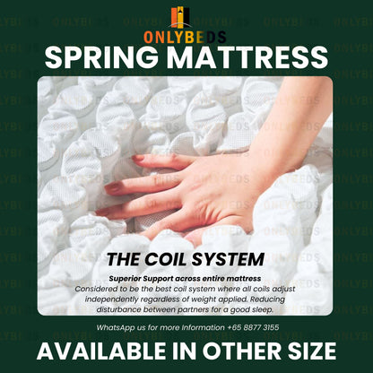 Storage Bedframe with 10" Spring Mattress | 44