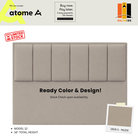 READY STOCK-Storage Bed Single [FREE INSTALLATION & DELIVERY]-1916-NUDE