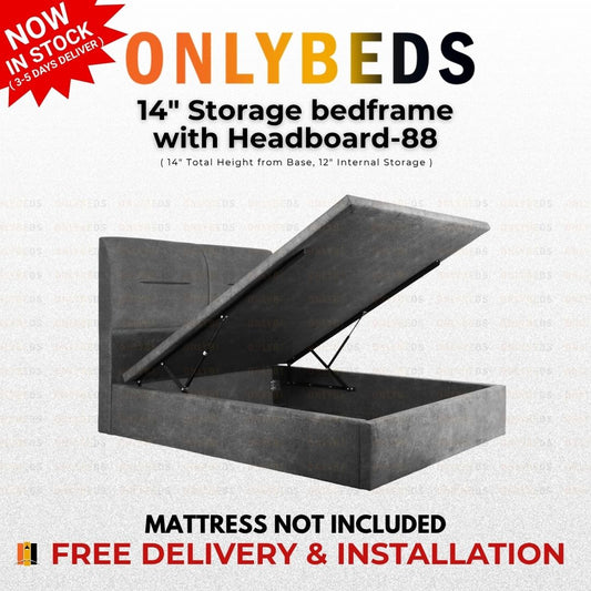 Storage Bedframe with Headrest #88