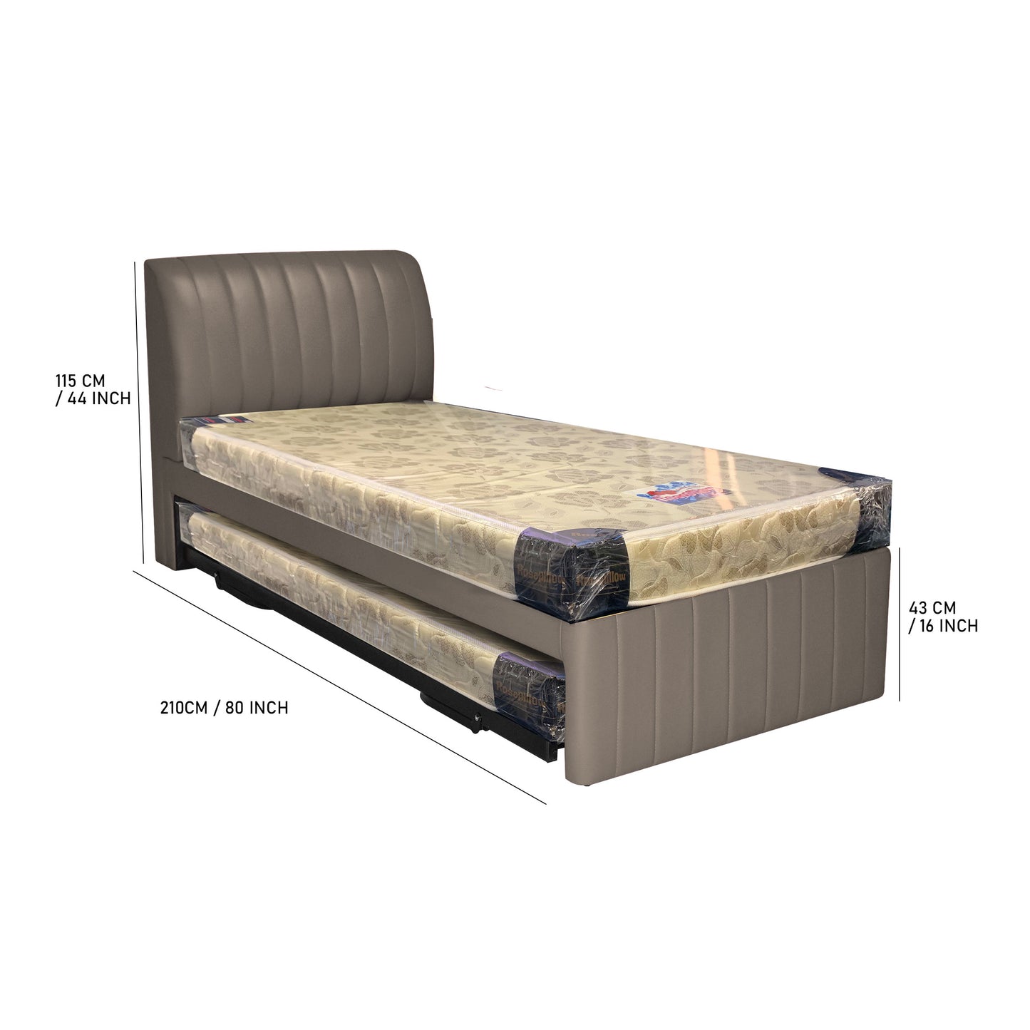 Pullout Bedframe 3in1 with Mattress | 166 BESTSELLER