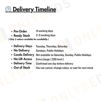 Storage Bedframe with Headboard Fabric | 109