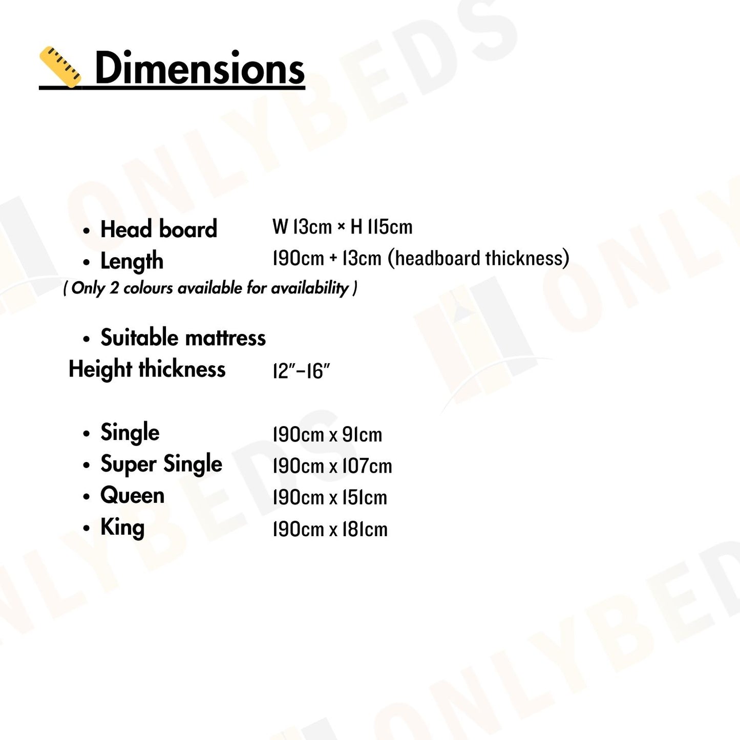 Storage Bedframe with Mattress | 365