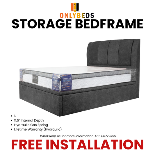Storage Bedframe with Headrest #44