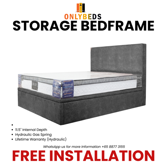 Storage Bedframe with Headrest #66
