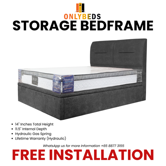 Storage Bedframe with Headrest #88