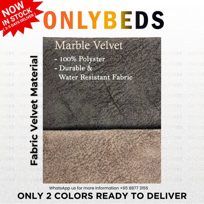Storage Bed 14inc VELVET - [Single/Ssingle/Queen/King] - 44