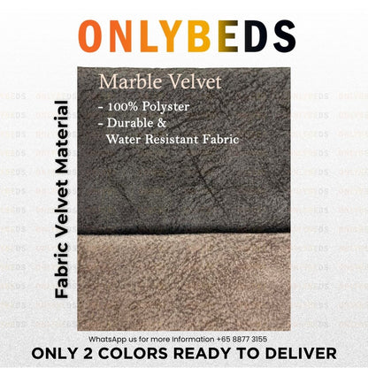 Divan Bed 14inc VELVET - [Single/Ssingle/Queen/King] - 88