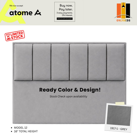 READY STOCK-Storage Bed Single [FREE INSTALLATION & DELIVERY] 1917-1 GREY
