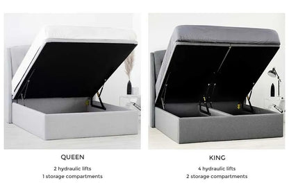 Storage Bedframe with Headrest #44