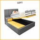Storage Bed with Headboard only and Side Platform