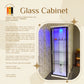 Glass Cabinet - White | 9471