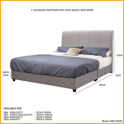 Divan Bedframe with Headboard l KHJ02